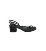 Sandale dama H&M 37, imitatie de piele, negru