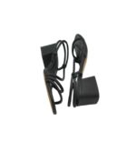 Sandale dama H&M 37, imitatie de piele, negru - imagine 4