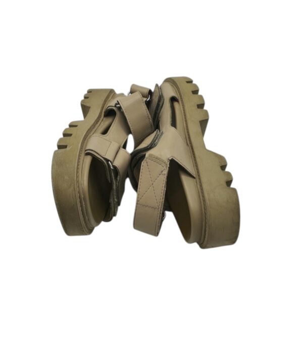Sandale dama H&M 37, imitatie de piele, bej - imagine 4