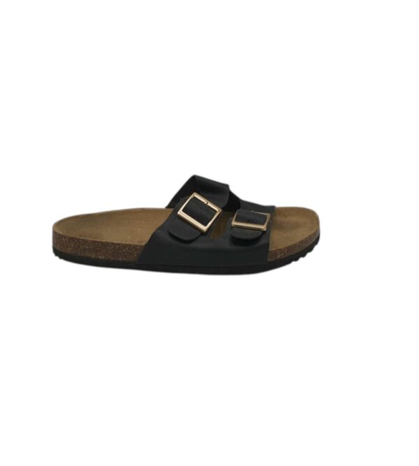 Saboti dama Primark 38, imitatie de piele, negru - imagine 1
