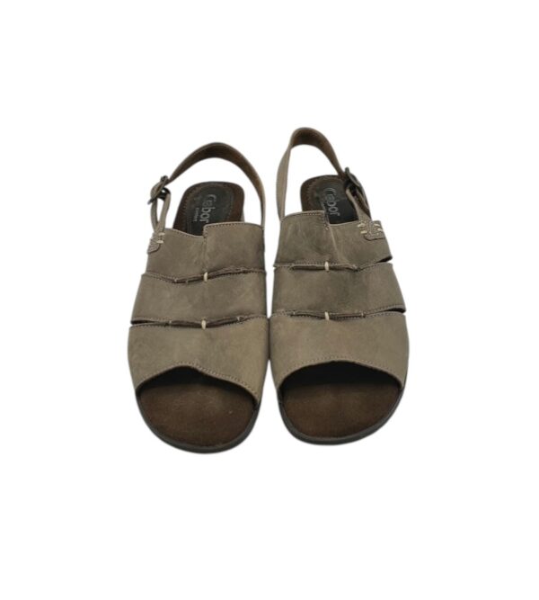 Sandale dama Gabor 40, piele, gri - imagine 3