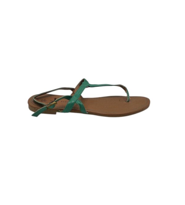 Sandale dama Atmosphere 39, imitatie de piele, verde - imagine 1