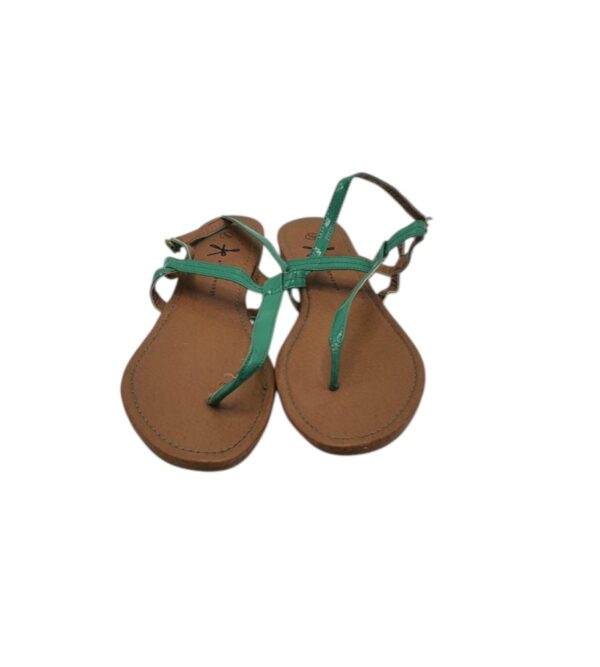 Sandale dama Atmosphere 39, imitatie de piele, verde - imagine 3