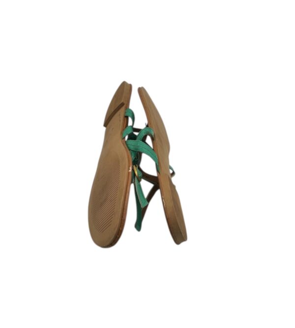 Sandale dama Atmosphere 39, imitatie de piele, verde - imagine 4