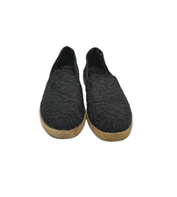 Espadrile dama Venice 42, material textil, negru - imagine 3