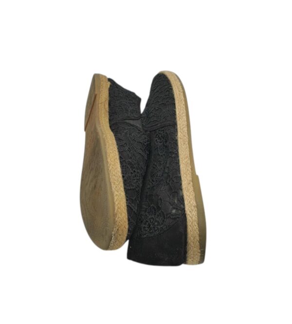 Espadrile dama Venice 42, material textil, negru - imagine 4