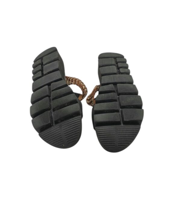 Saboti dama Heavenly Soles 39, imitatie de piele, material textil, negru maro - imagine 5