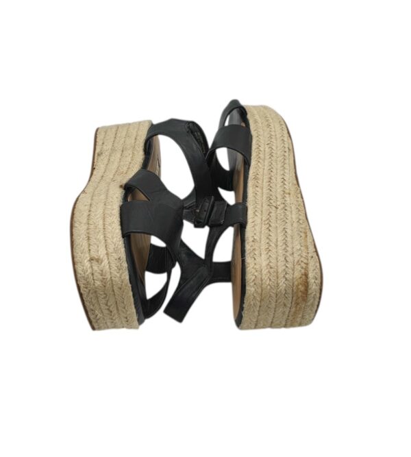 Sandale dama Primark 38, imitatie de piele, negru - imagine 4