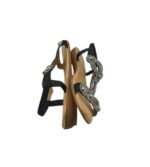Sandale dama 39, imitatie de piele, negru - imagine 4