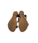 Sandale dama 39, imitatie de piele, negru - imagine 5