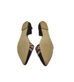 Balerini dama George 39, material textil, negru - imagine 5