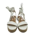 Sandale dama Truffle 42, imitatie de piele, alb - imagine 3