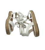 Sandale dama Truffle 42, imitatie de piele, alb - imagine 4