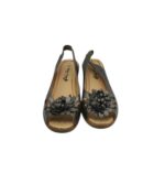 Sandale dama 37, imitatie de piele, gri - imagine 3