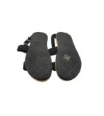 Sandale dama 36, material textil, negru - imagine 5