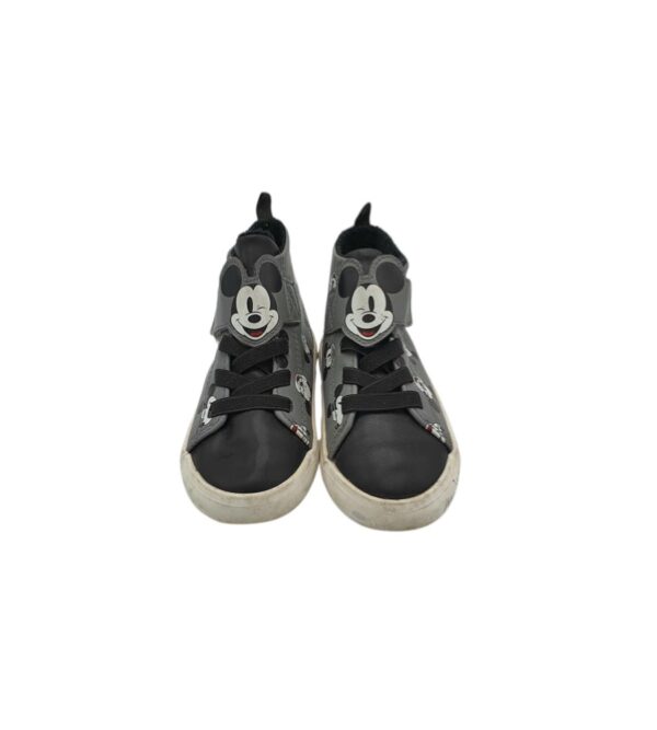 Adidasi copii H&M 23, imitatie de piele, gri negru - imagine 3