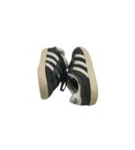 Adidasi copii Adidas 23, piele intoarsa, gri - imagine 4
