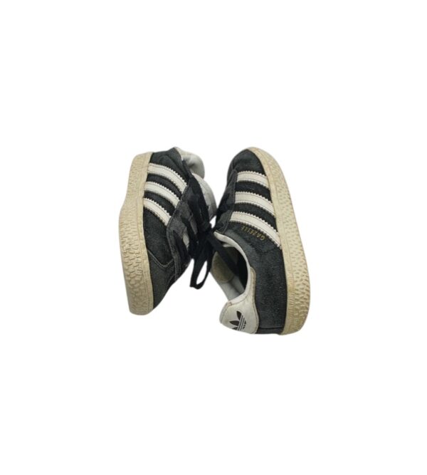 Adidasi copii Adidas 23, piele intoarsa, gri - imagine 4