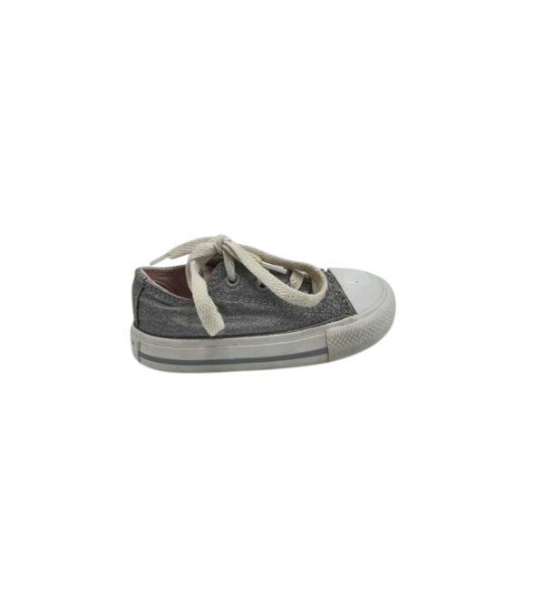 Tenisi copii Converse 23, material textil, gri - imagine 1