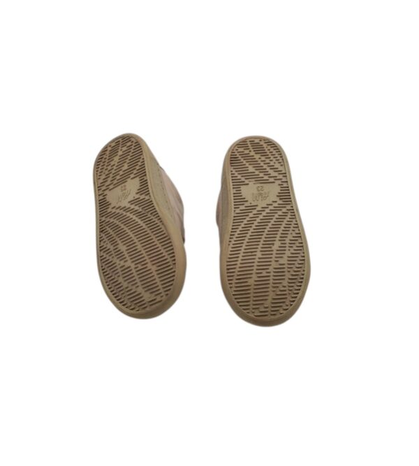 Tenisi copii H&M 23, imitatie de piele, bej - imagine 5