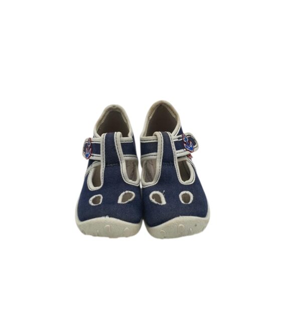 Sandale dama Superfit 23, material textil, albastru - imagine 3