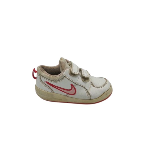 Adidasi copii Nike 27, imitatie de piele, piele, alb - imagine 1