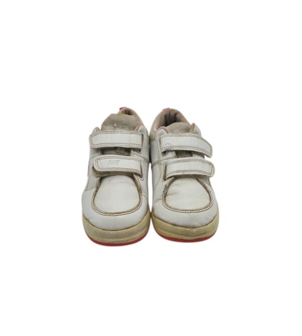 Adidasi copii Nike 27, imitatie de piele, piele, alb - imagine 3