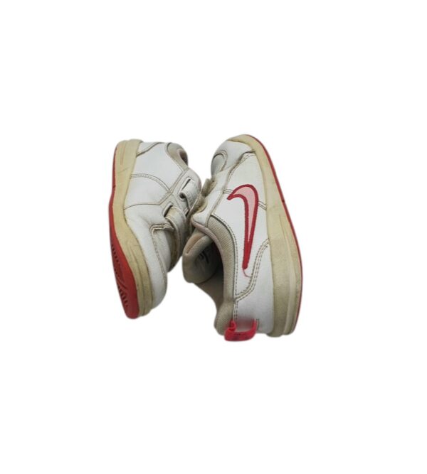 Adidasi copii Nike 27, imitatie de piele, piele, alb - imagine 4