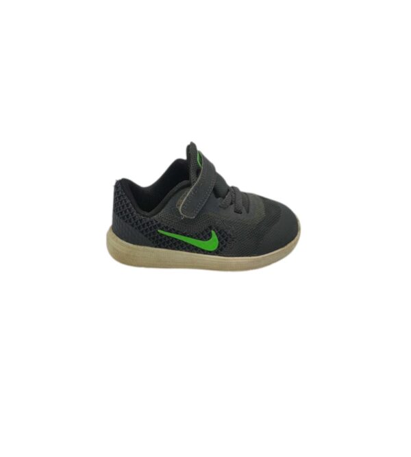 Adidasi copii Nike 23, imitatie de piele, material textil, negru - imagine 1