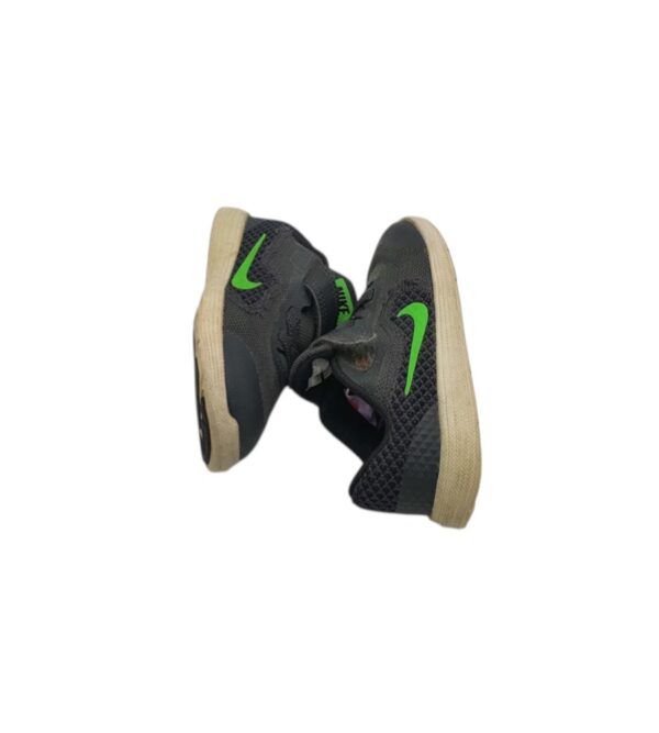Adidasi copii Nike 23, imitatie de piele, material textil, negru - imagine 4