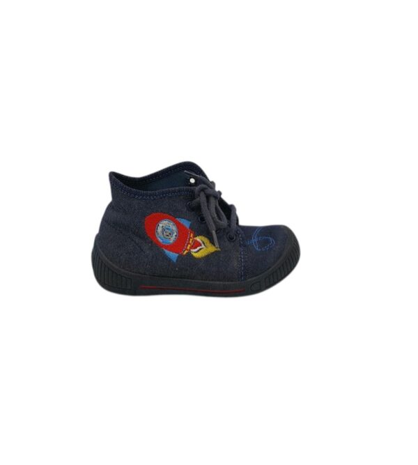 Tenisi copii Superfit 24, material textil, bleumarin - imagine 1