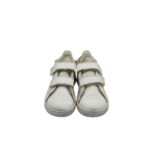 Adidasi copii Adidas 24, imitatie de piele, alb - imagine 3