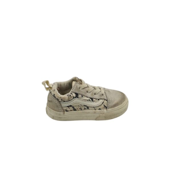 Tenisi copii Vans 22, piele intoarsa, material textil, gri - imagine 1