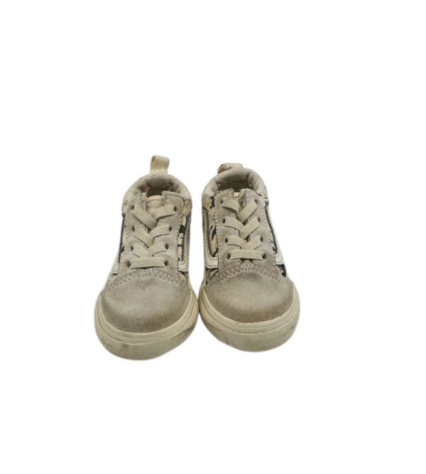 Tenisi copii Vans 22, piele intoarsa, material textil, gri - imagine 3
