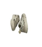 Tenisi copii Vans 22, piele intoarsa, material textil, gri - imagine 4