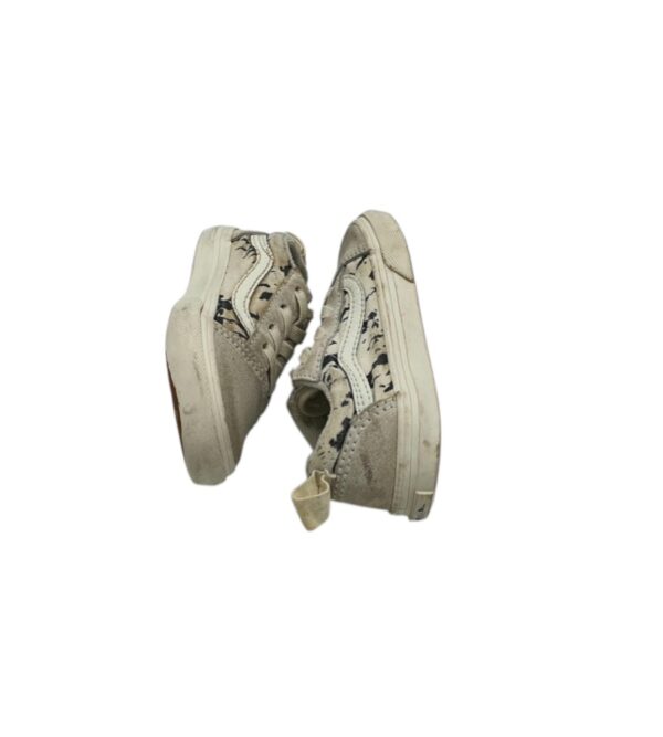 Tenisi copii Vans 22, piele intoarsa, material textil, gri - imagine 4