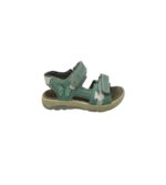 Sandale copii Lurchi 27, piele intoarsa, verde