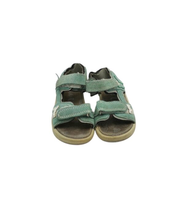 Sandale copii Lurchi 27, piele intoarsa, verde - imagine 3