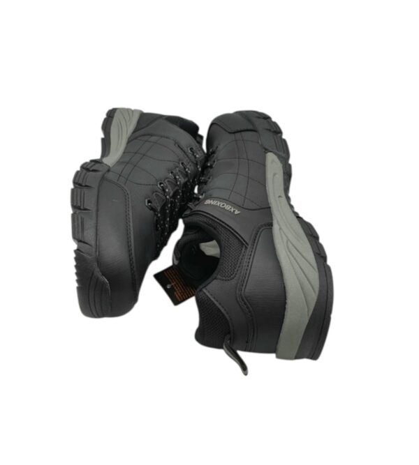 Adidasi barbati Axboxing , material textil, imitatie de piele, gri - imagine 4