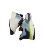 Adidasi barbati Axboxing , material textil, alb albastru negru - imagine 4