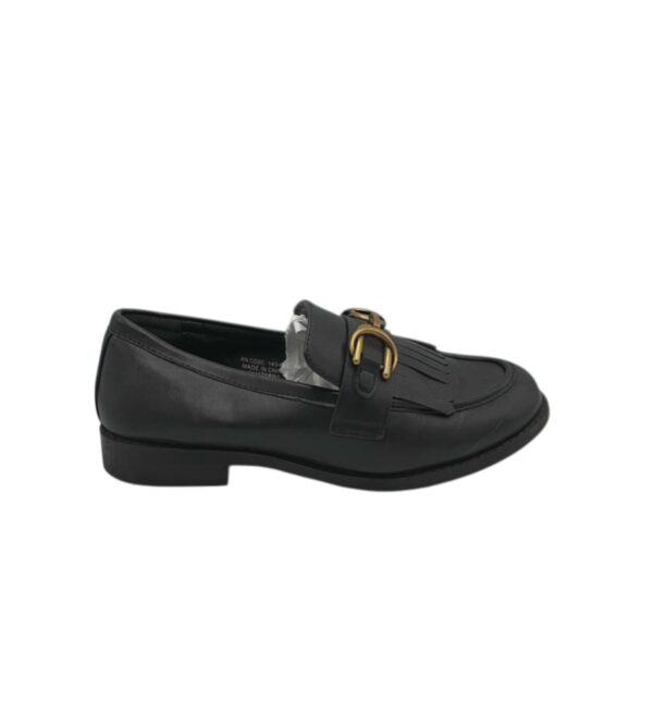 Mocasini dama Primark 40, imitatie de piele, negru - imagine 1