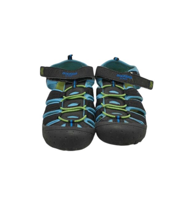 Sandale copii Dockers 34, imitatie de piele, material textil, negru albastru - imagine 3