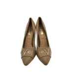 Pantofi dama Top 38, material textil, maro - imagine 3