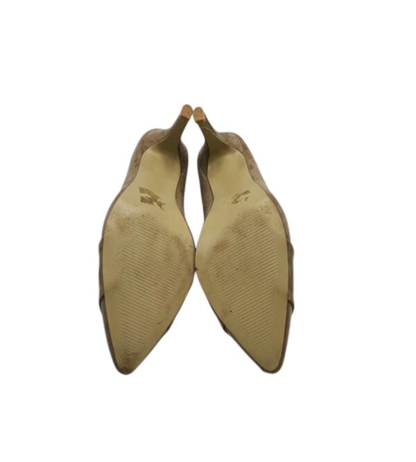 Pantofi dama Top 38, material textil, maro - imagine 5
