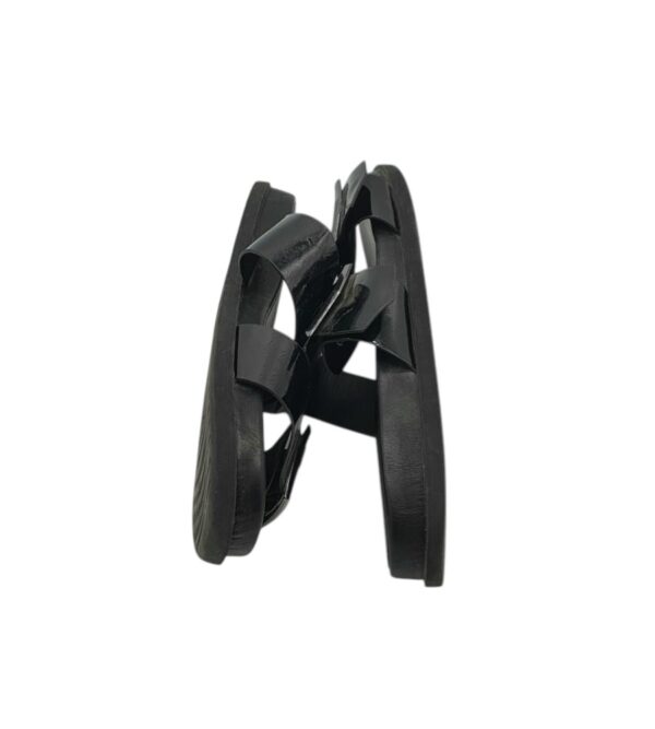 Saboti dama Tamaris 39, imitatie de piele, negru - imagine 4