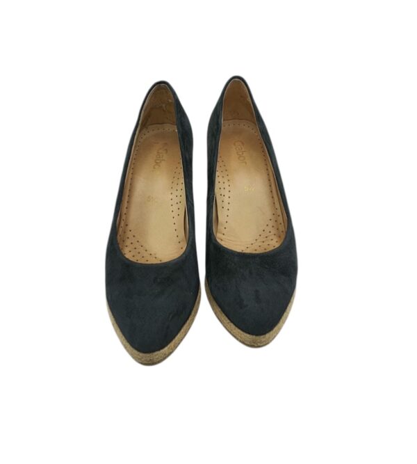 Pantofi dama Gabor 38 piele intoarsa, negru - imagine 3