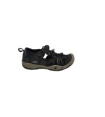 Sandale copii Keen 29, imitatie de piele, negru