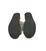 Saboti dama Rieker 40, imitatie de piele,  albastra - imagine 5