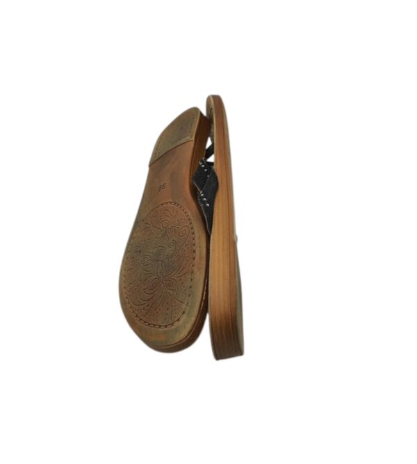 Saboti dama Inblu 39, imitatie de piele, negru - imagine 4