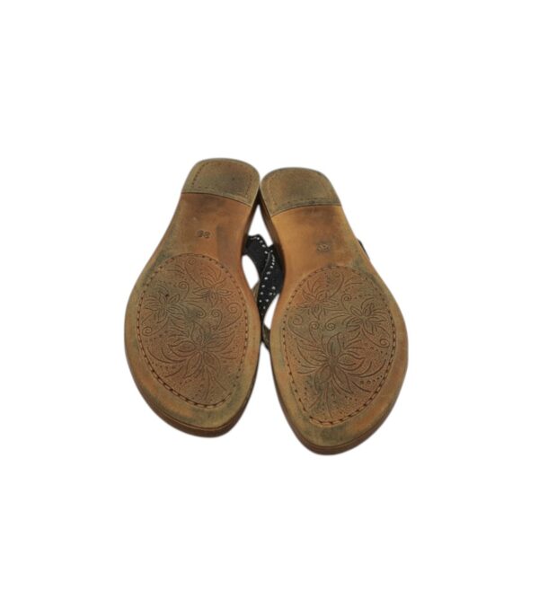Saboti dama Inblu 39, imitatie de piele, negru - imagine 5